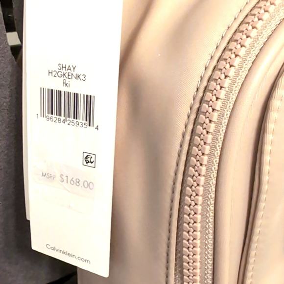 NWT $168 Calvin Klein Shay Nylon Top Buckle Sling Bag main image 3